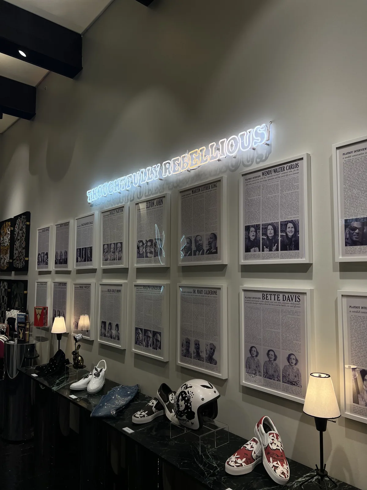 Neon Sign Paradise for Playboy Store at Westfield Century City Mall — photo 4