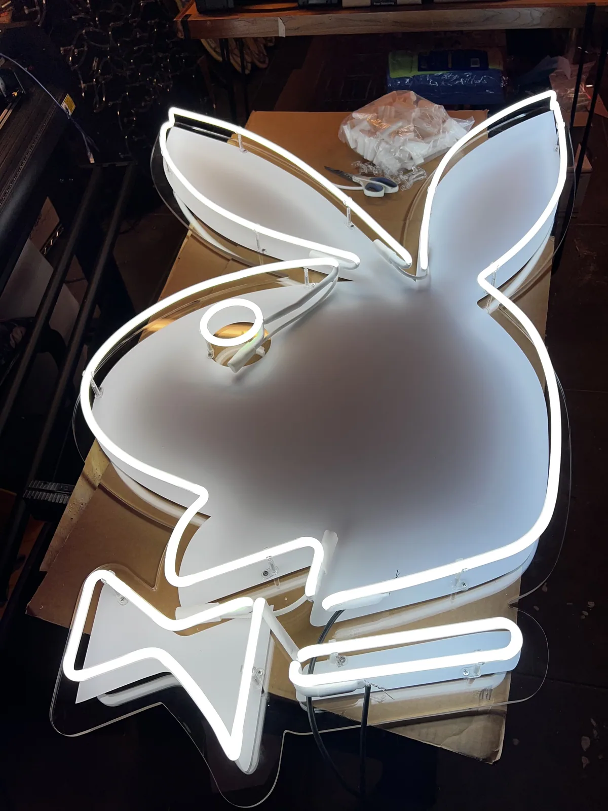 Neon Sign Paradise for Playboy Store at Westfield Century City Mall — photo 2
