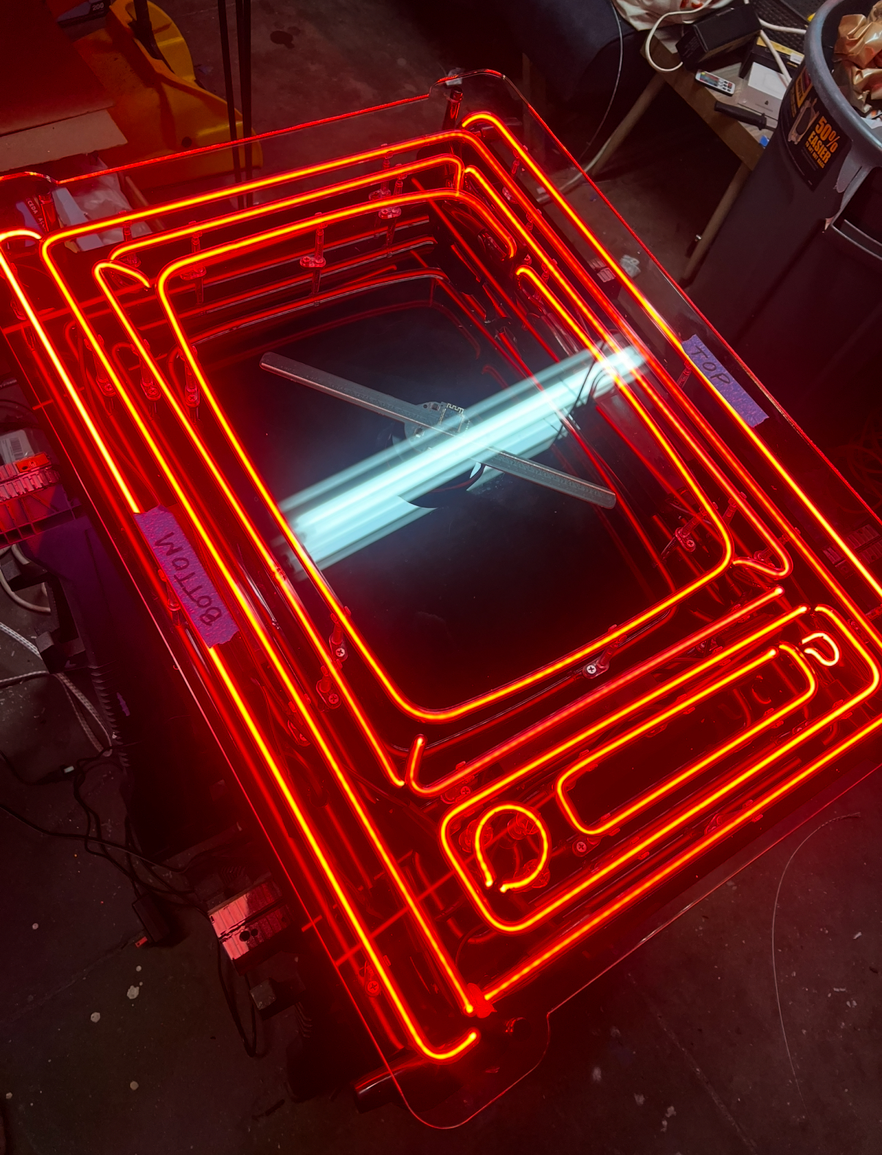 Netflix Office Hologram Neon Instillation — photo 7