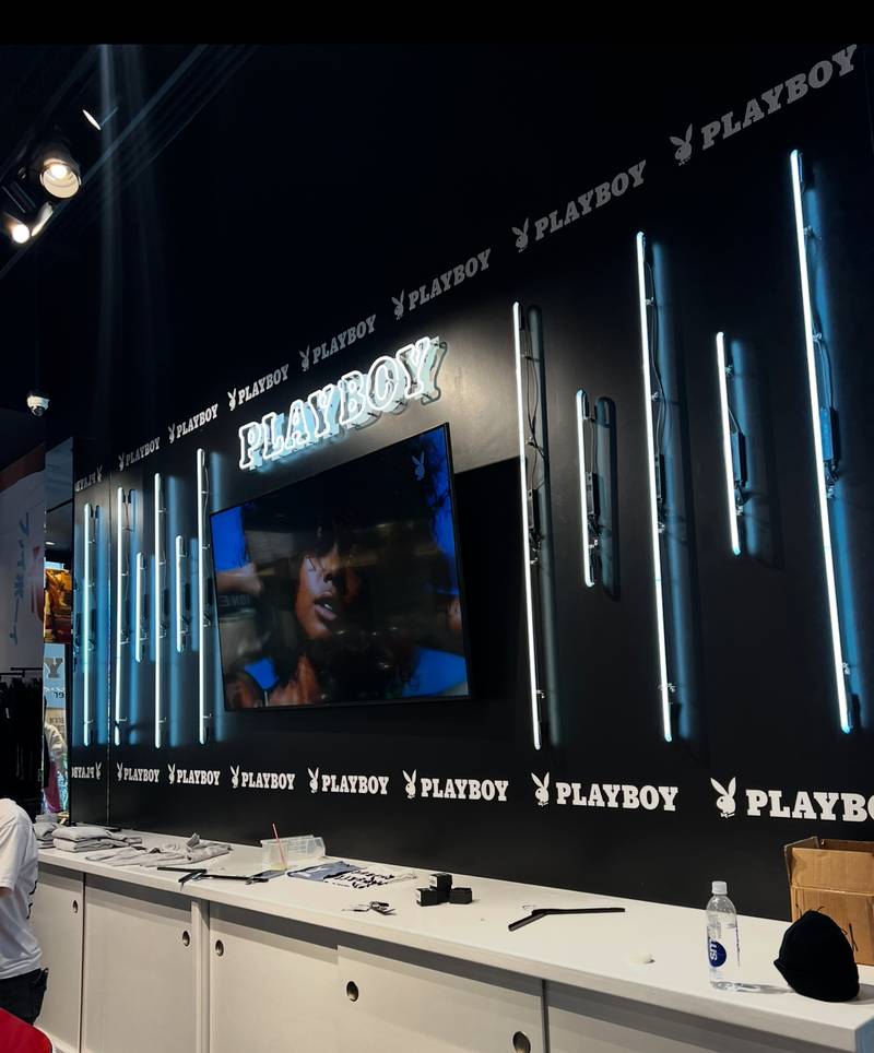 Neon Sign Paradise for Playboy Store at Westfield Century City Mall — photo 7