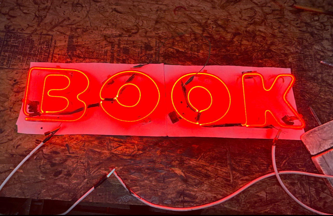 Last Book Store Vintage Sign Recreation — photo 3