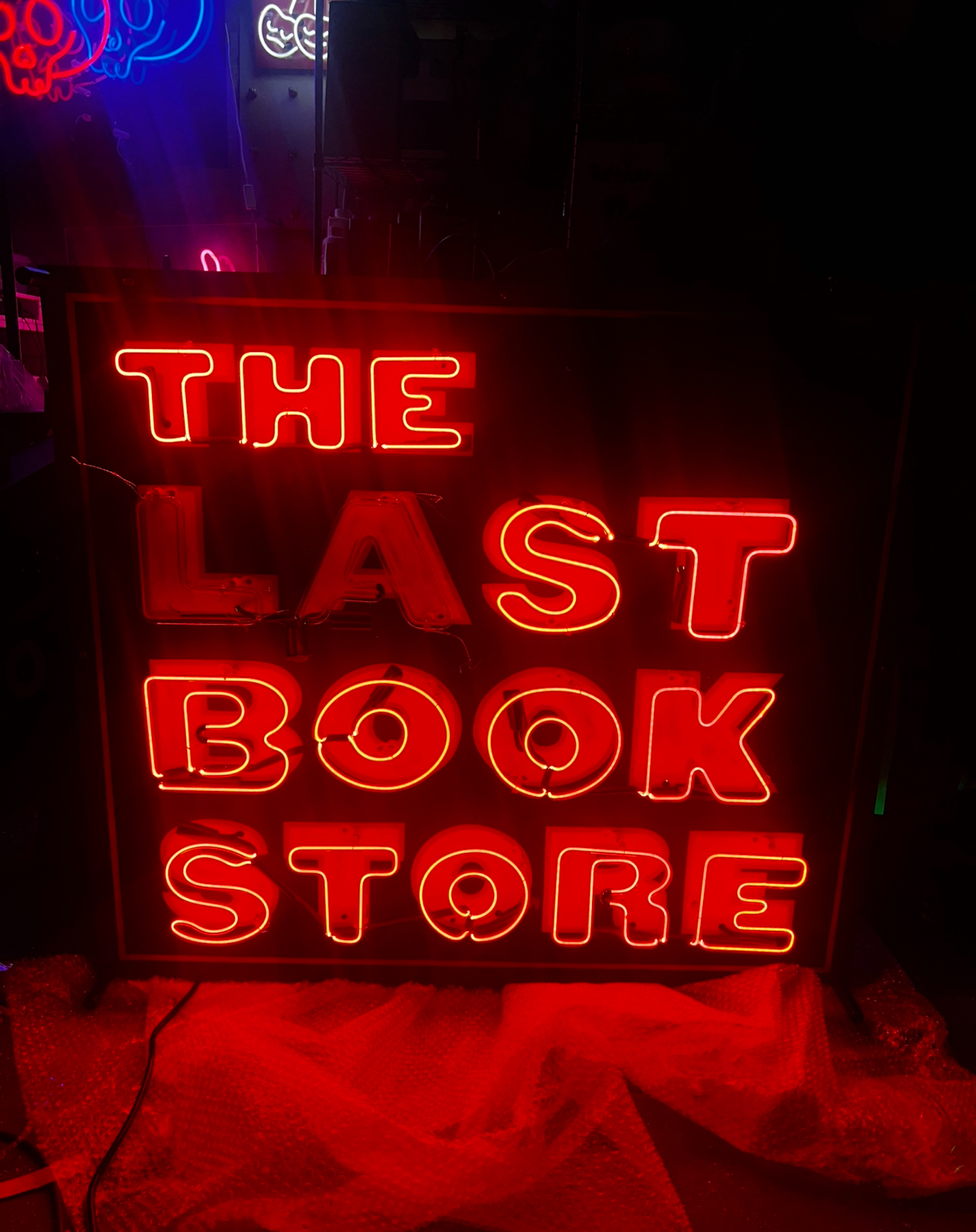 Last Book Store Vintage Sign Recreation