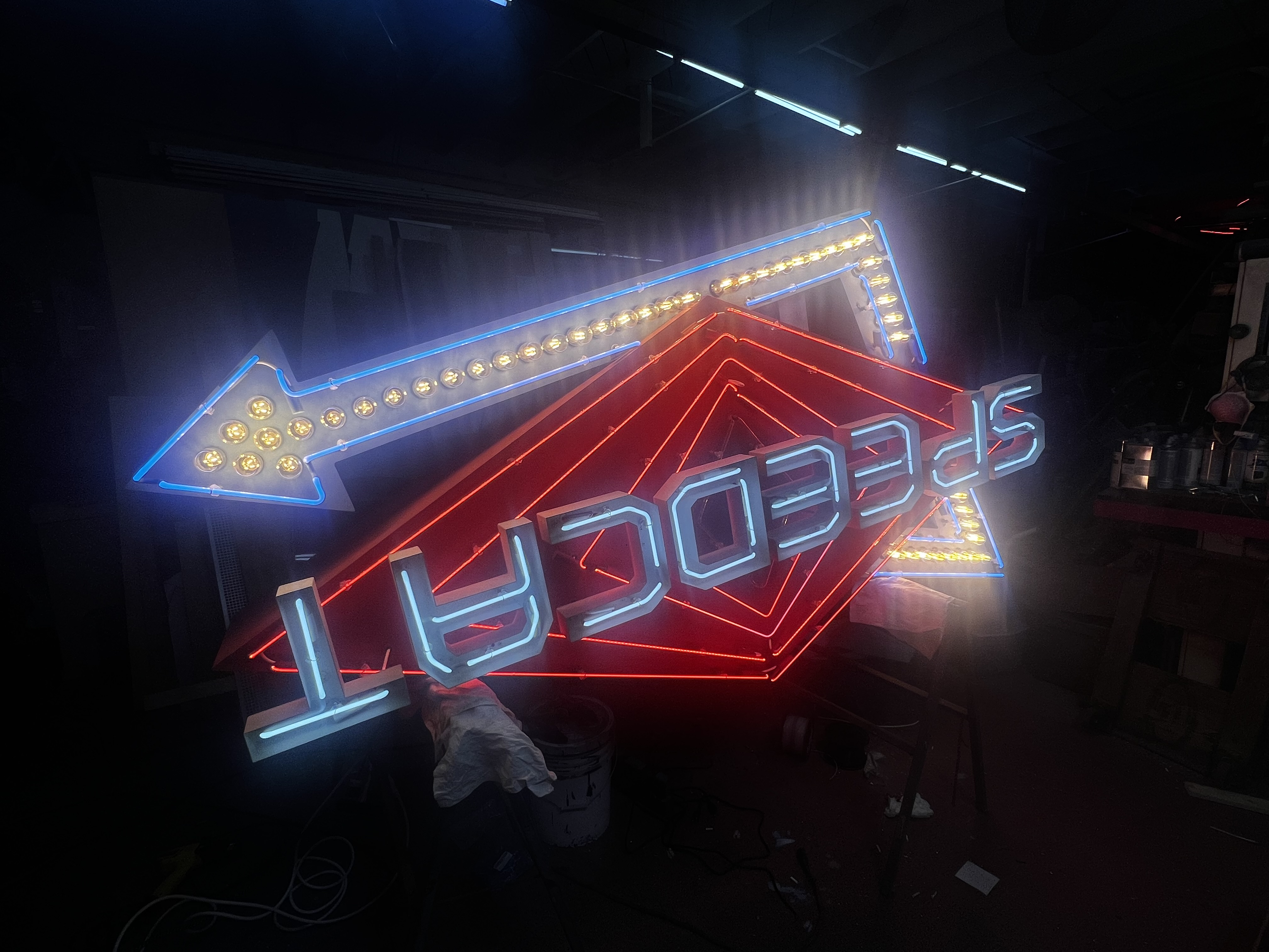 Puma & Rose Speedcat Neon Sign — photo 19