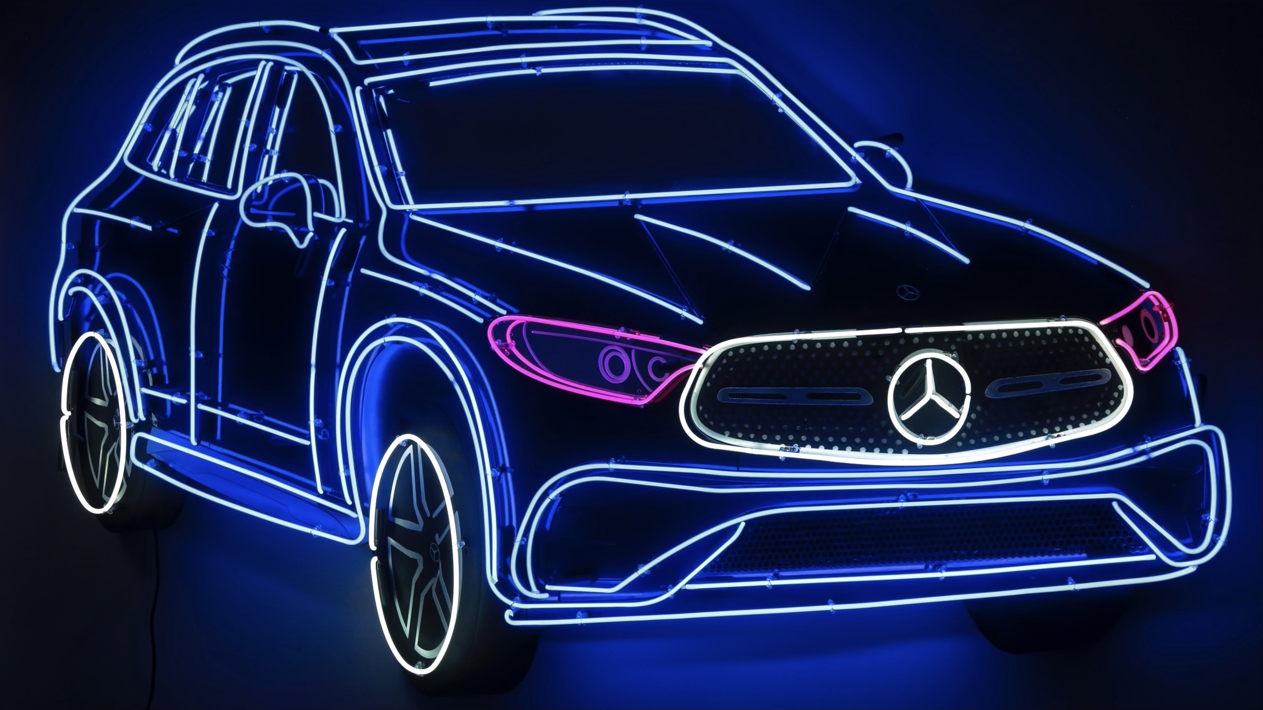 Mercedes GLC Neon Sign Commission — photo 2
