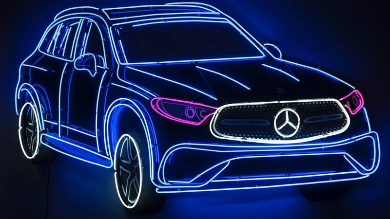 Mercedes GLC Neon Sign Commission — photo 2