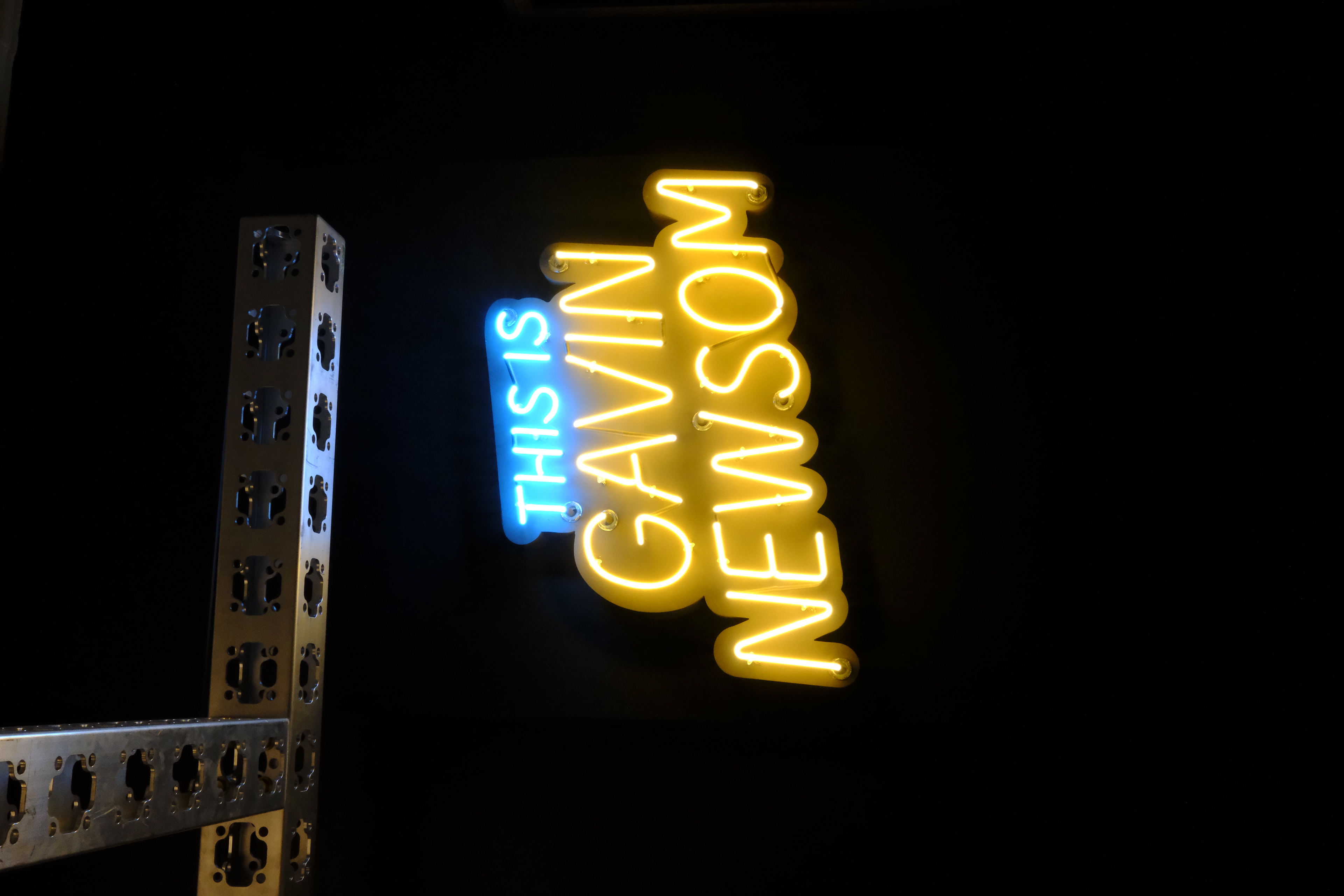 This Is Gavin Newsom Neon Sign — photo 1