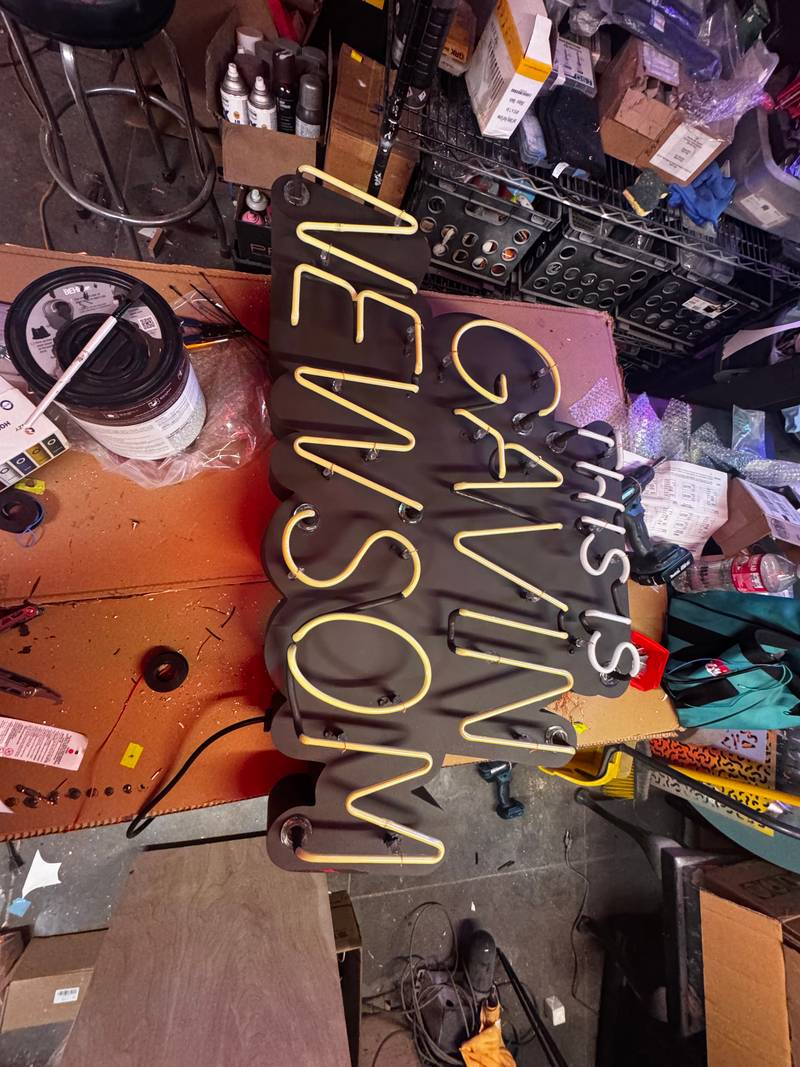 Custom Neon Signs for Podcast Studios in Los Angeles by Neon Flamingo — example 6