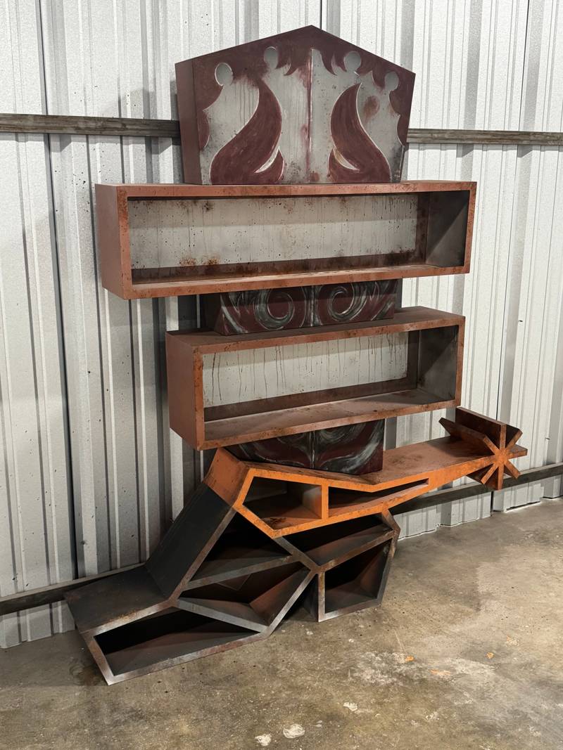 The 818 Tucson Neon Sign Bookshelf Commission — photo 3